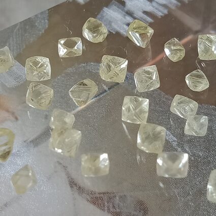 Cape Yellow Uncut Diamonds