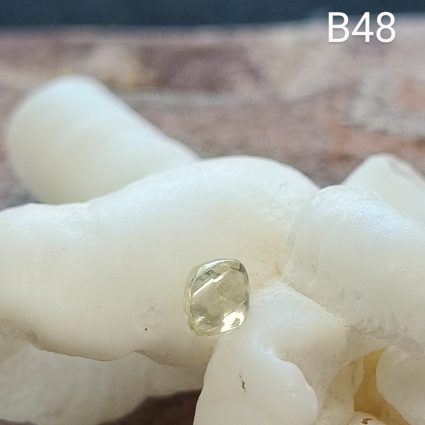 Irregular Cape Un-cut Natural Diamond